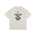 AKKOU Vintage Washed Tee – White
