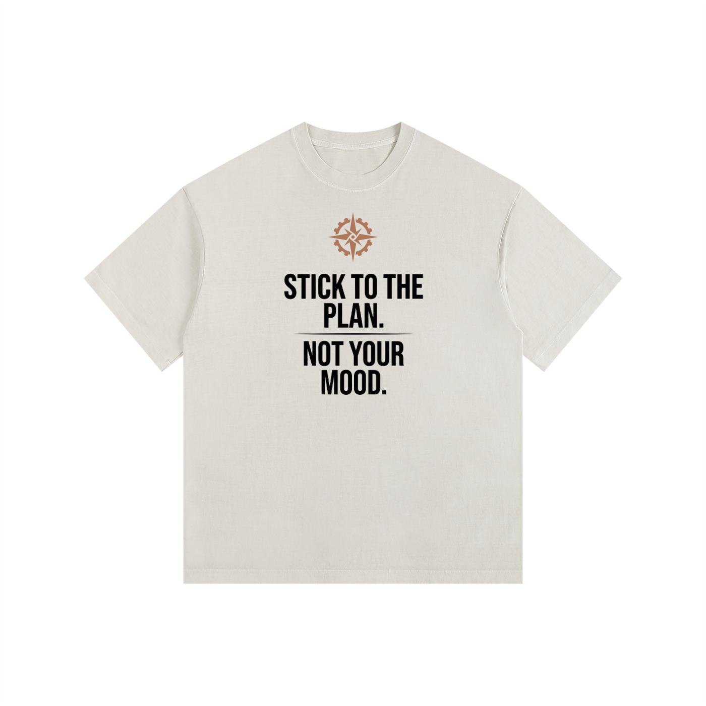 AKKOU Vintage Washed Tee – White